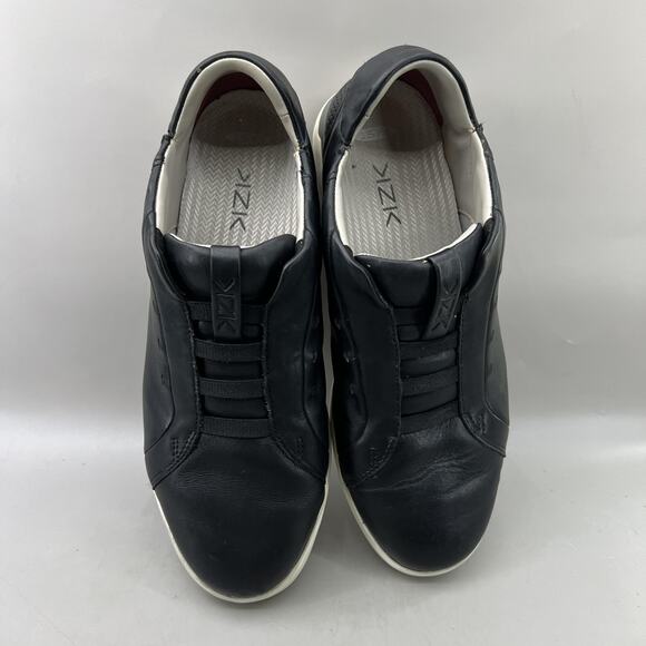 Kizik New York Hands Free Slip On Shoes Men Size 11.5 Wide Black Leather Sneaker main image 6